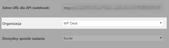 Brak organizacji w ustawieniach wtyczki inPost WooCommerce