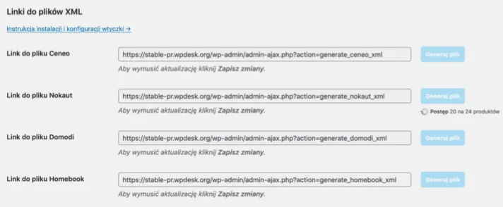 Jak utworzyć plik xml dla porównywarki