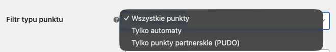 Typ punktu eNadawca