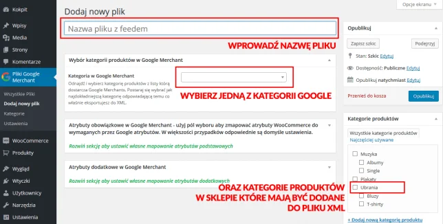 Dodawanie pliku