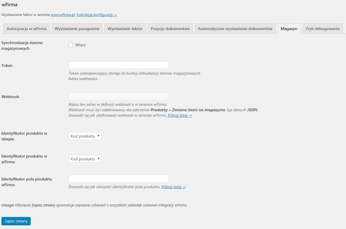 wFirma WooCommerce - Synchronizacja magazynu