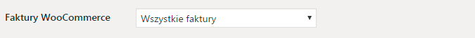 Konfiguracja: Faktury WooCommerce