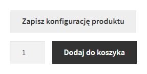 Zapisz konfigurację produktu - przycisk