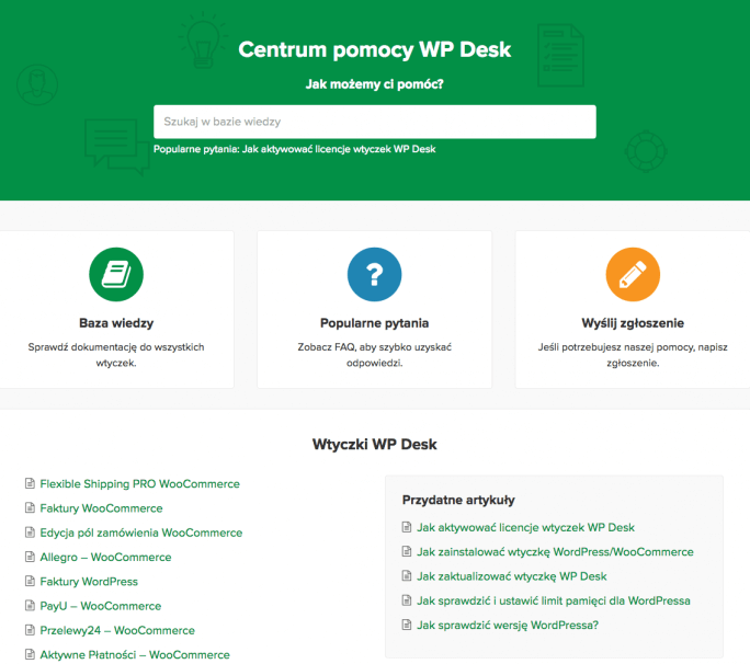 Nowa baza wiedzy WP Desk