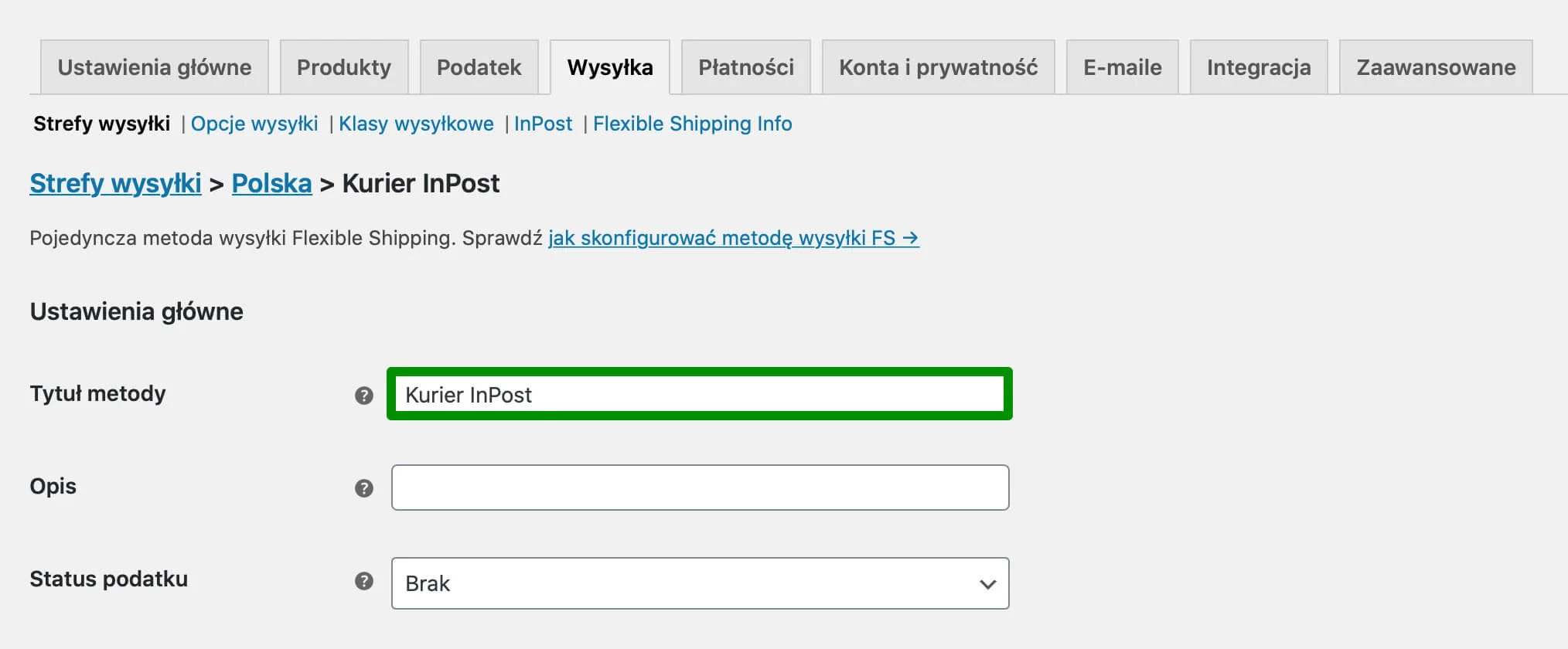 Nowa metoda wysyłki Kurier InPost