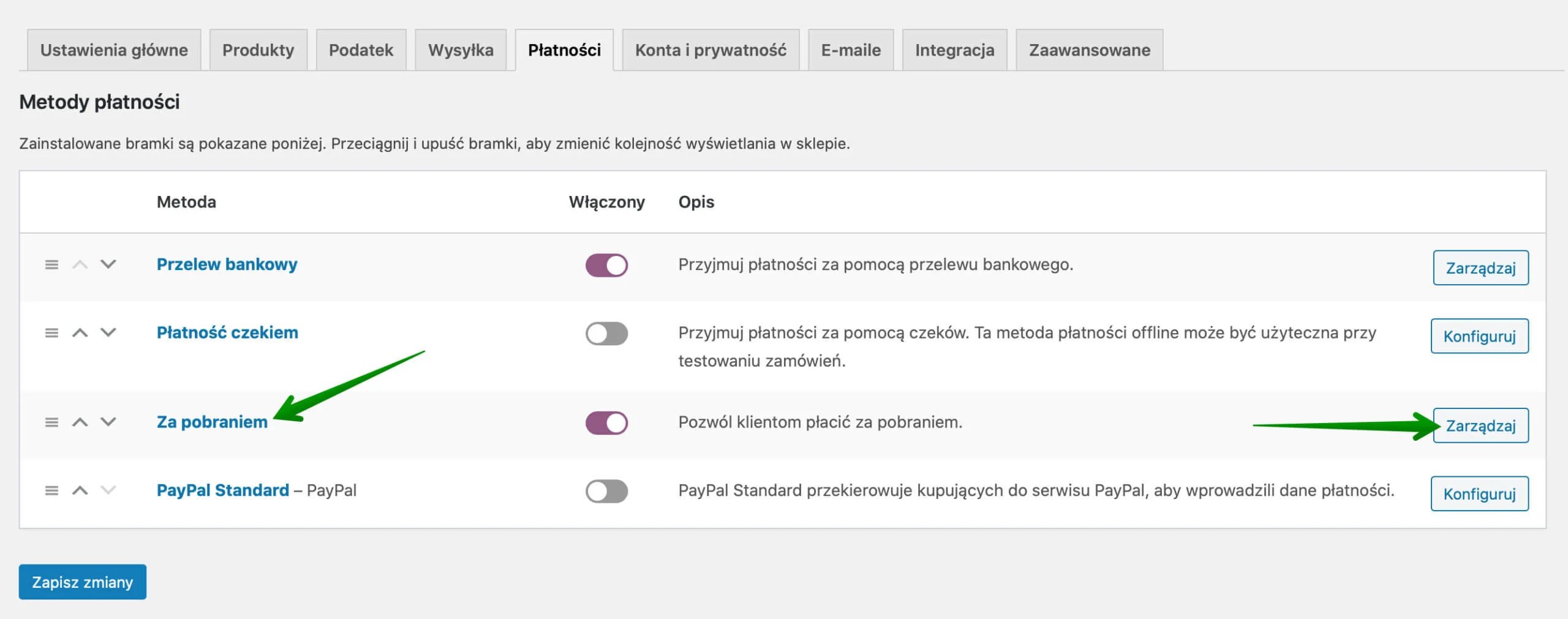 Za pobraniem - Edycja