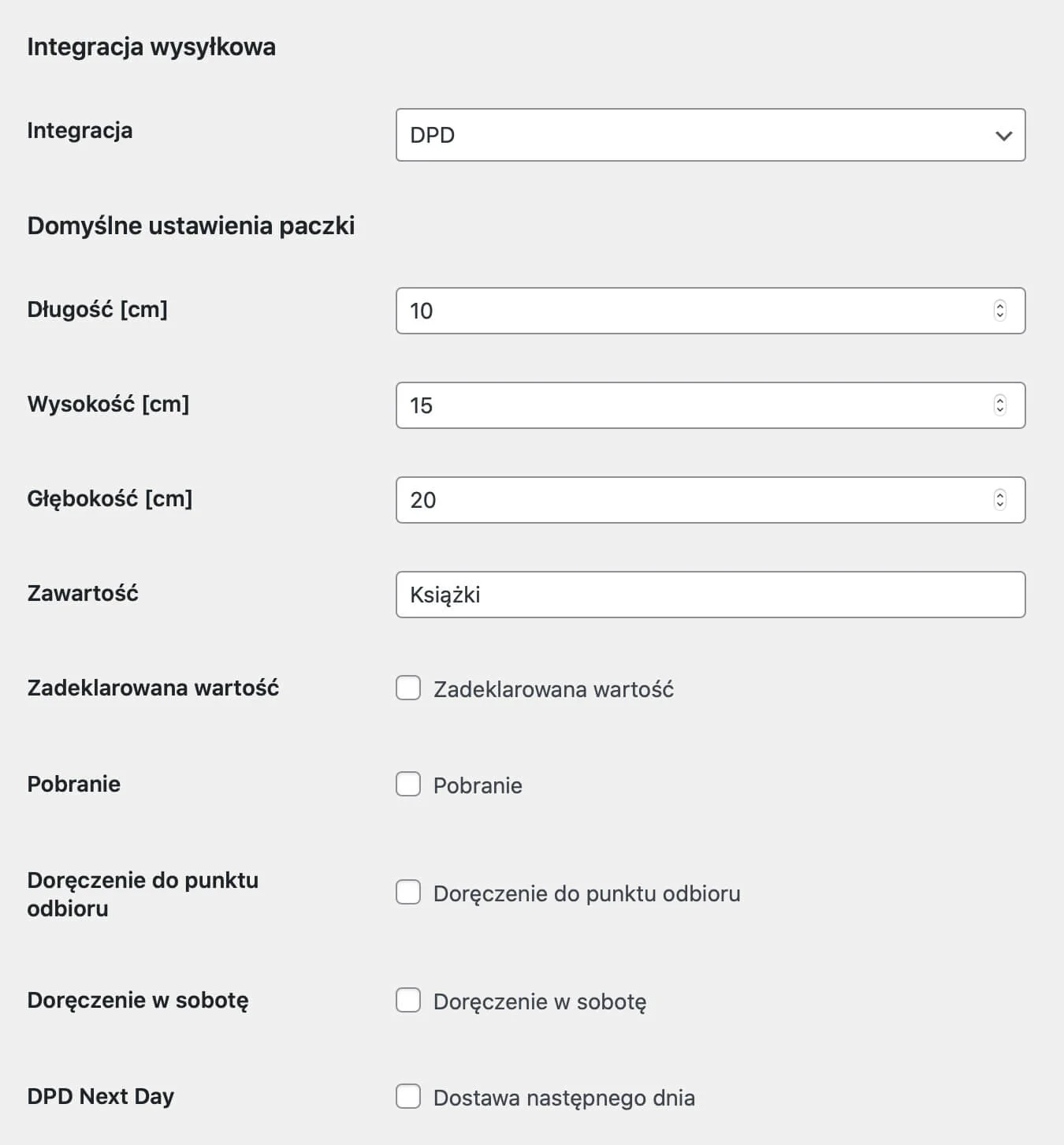 DPD WooCommerce - integracja z Flexible Shipping