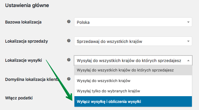 Wysyłka WooCommerce