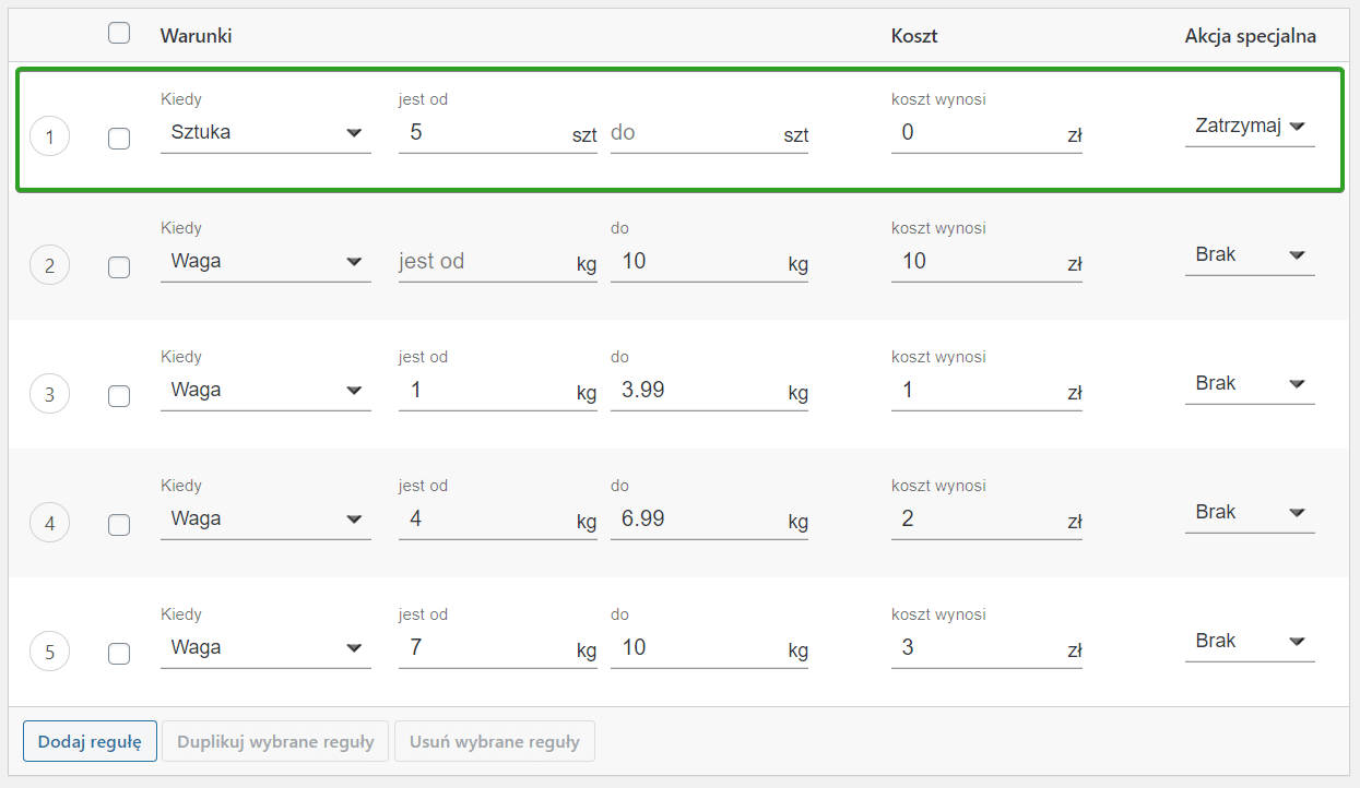 Darmowa wysyłka przy zakupie 5 produktów