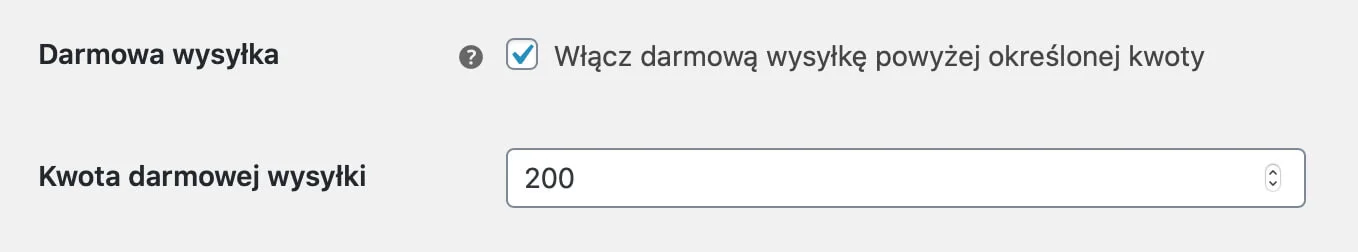 UPS WooCommerce Stawki rzeczywiste - Darmowa wysyłka