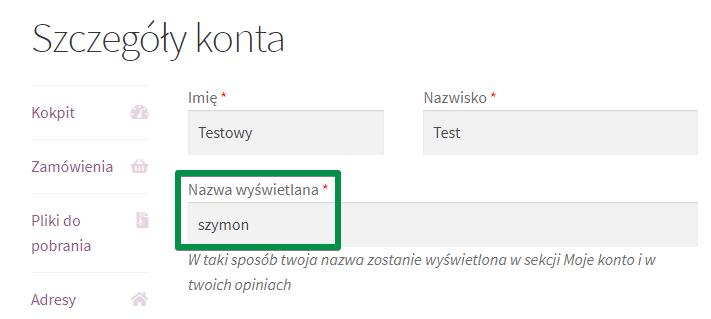 Nazwa wyświetlana