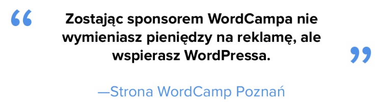 Sponsor WordCamp