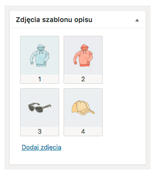 Zdjęcia szablonu opisu (wgrane)