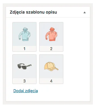 Zdjęcia szablonu opisu (wgrane)