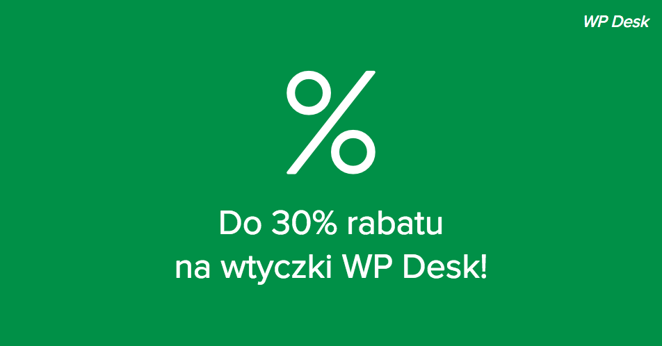 Rabat 30% WP Desk