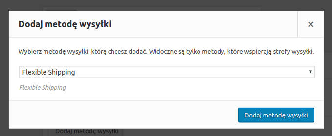 Dodaj Flexible Shipping