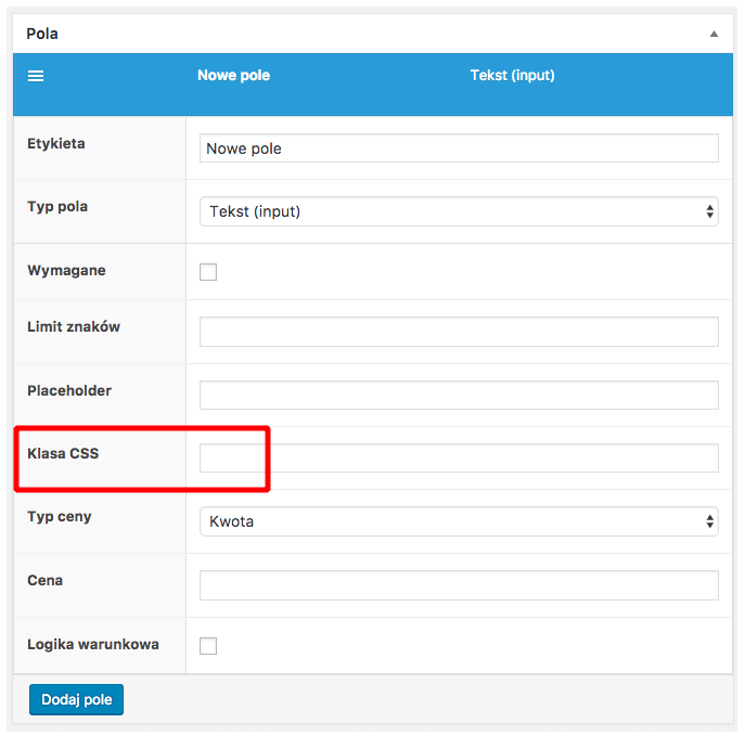 Flexible Product Fields - Custom CSS