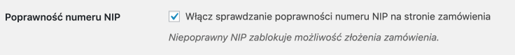 Fakturownia - poprawność NIP