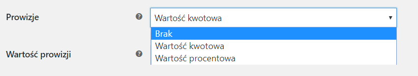 Stawki live UPS - prowizje kwotowe i procentowe