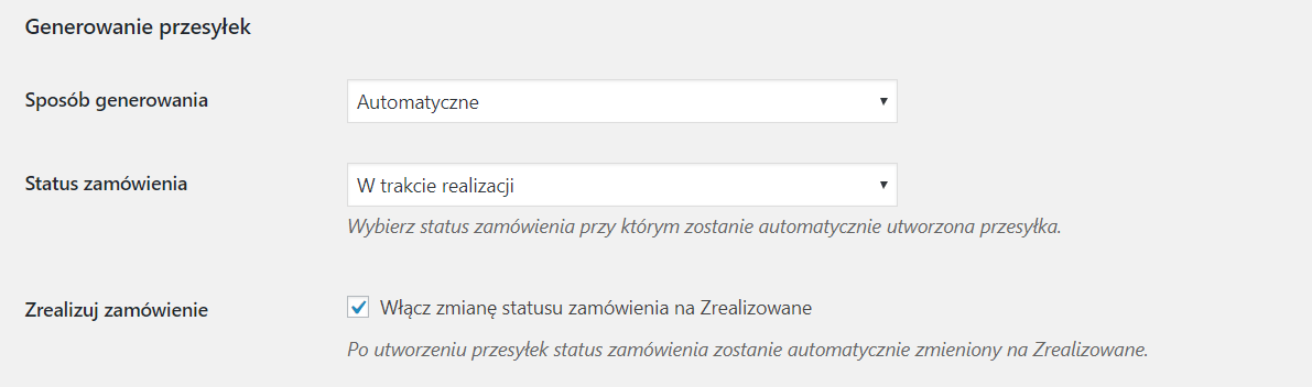 automatyczne generowanie przesyłek w eNadwacy Poczty Polskiej