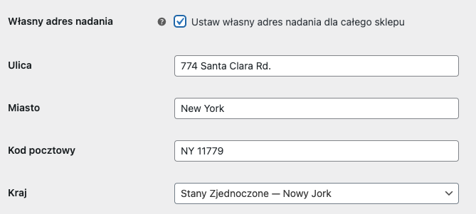 FedEx – własny adres nadania dla całego sklepu