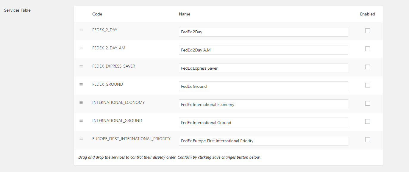 Usługi FedEx dla WooCommerce