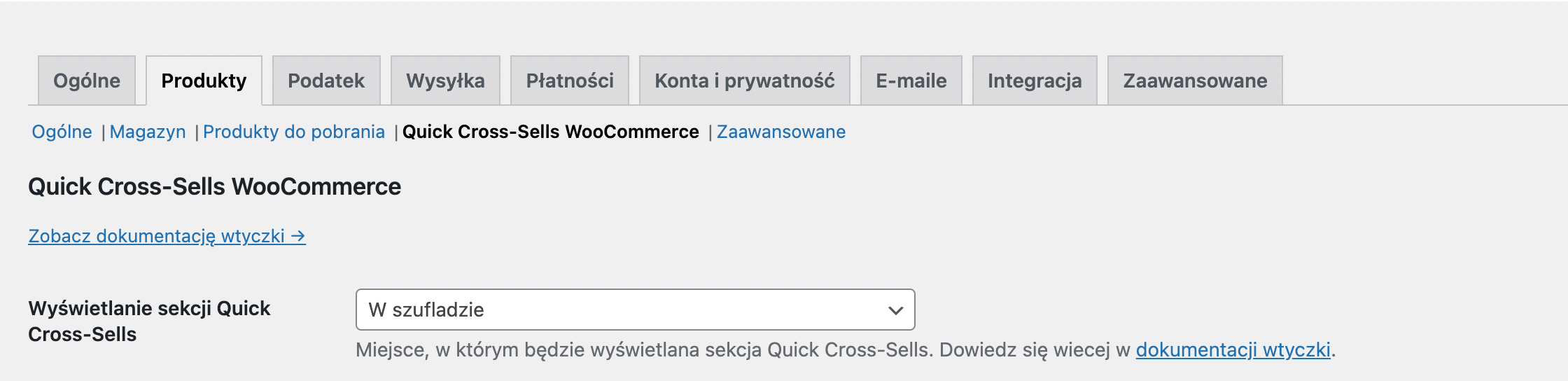 Quick Cross Sells