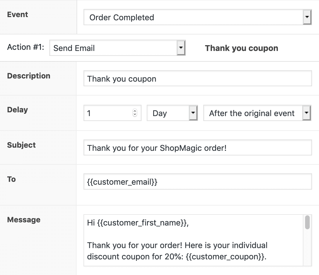 WooCommerce Marketing Automation