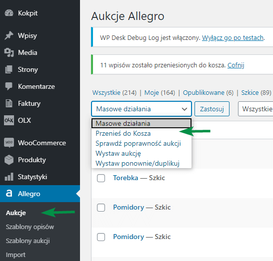 Wystawianie Aukcji Allegro Woocommerce Wp Desk