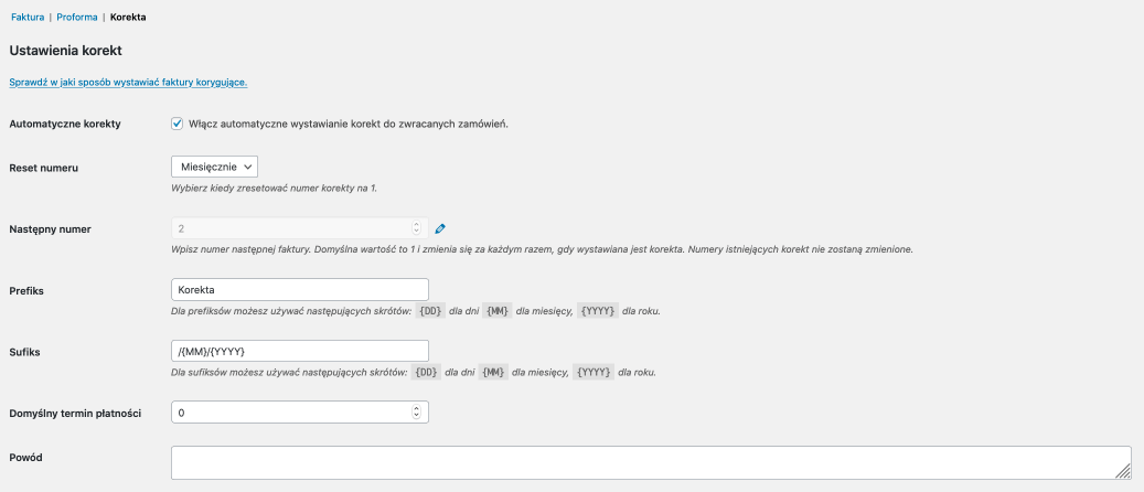 faktury-woocommerce-dokumenty