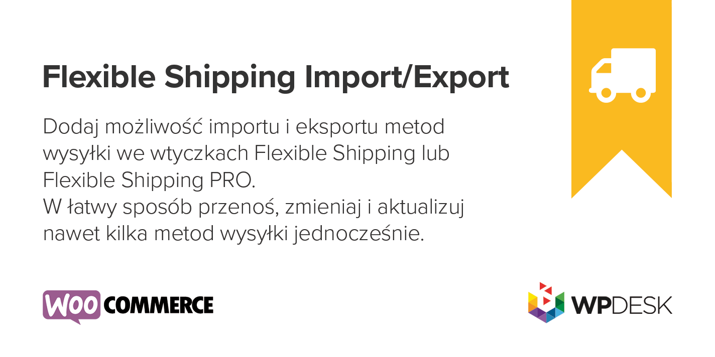 Flexible Shipping Import Export WooCommerce