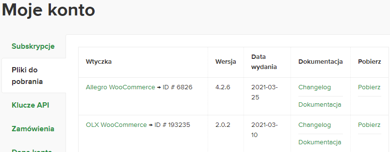 Wtyczki Allegro i OLX dla sklepu WooCommerce