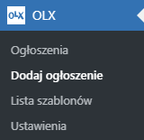 Dodawanie ogłoszeń OLX z WooCommerce
