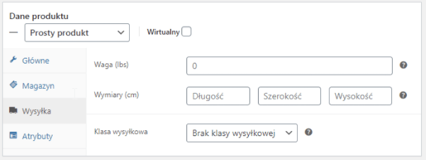 Dropshipping XML WooCommerce - Ustawienia Wysyłka