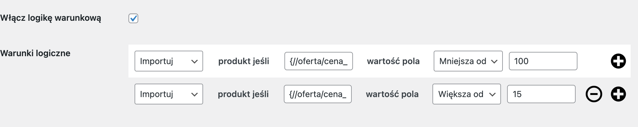 Opcje importu produktów hurtowni Dropshipping XML WooCommerce