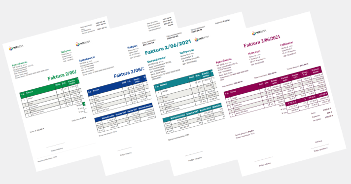 Zaawansowane Szablony PDF Faktur WooCommerce