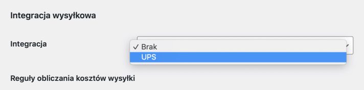 UPS integracja wysyłkowa Flexible Shipping
