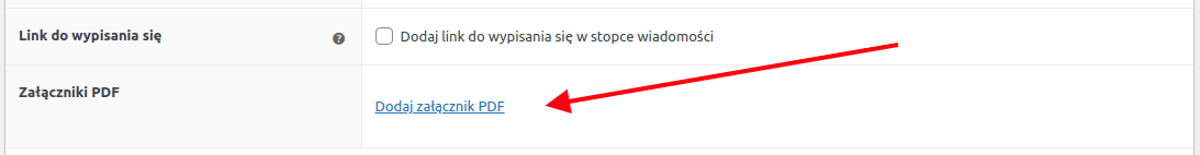 załączniki w ShopMagic