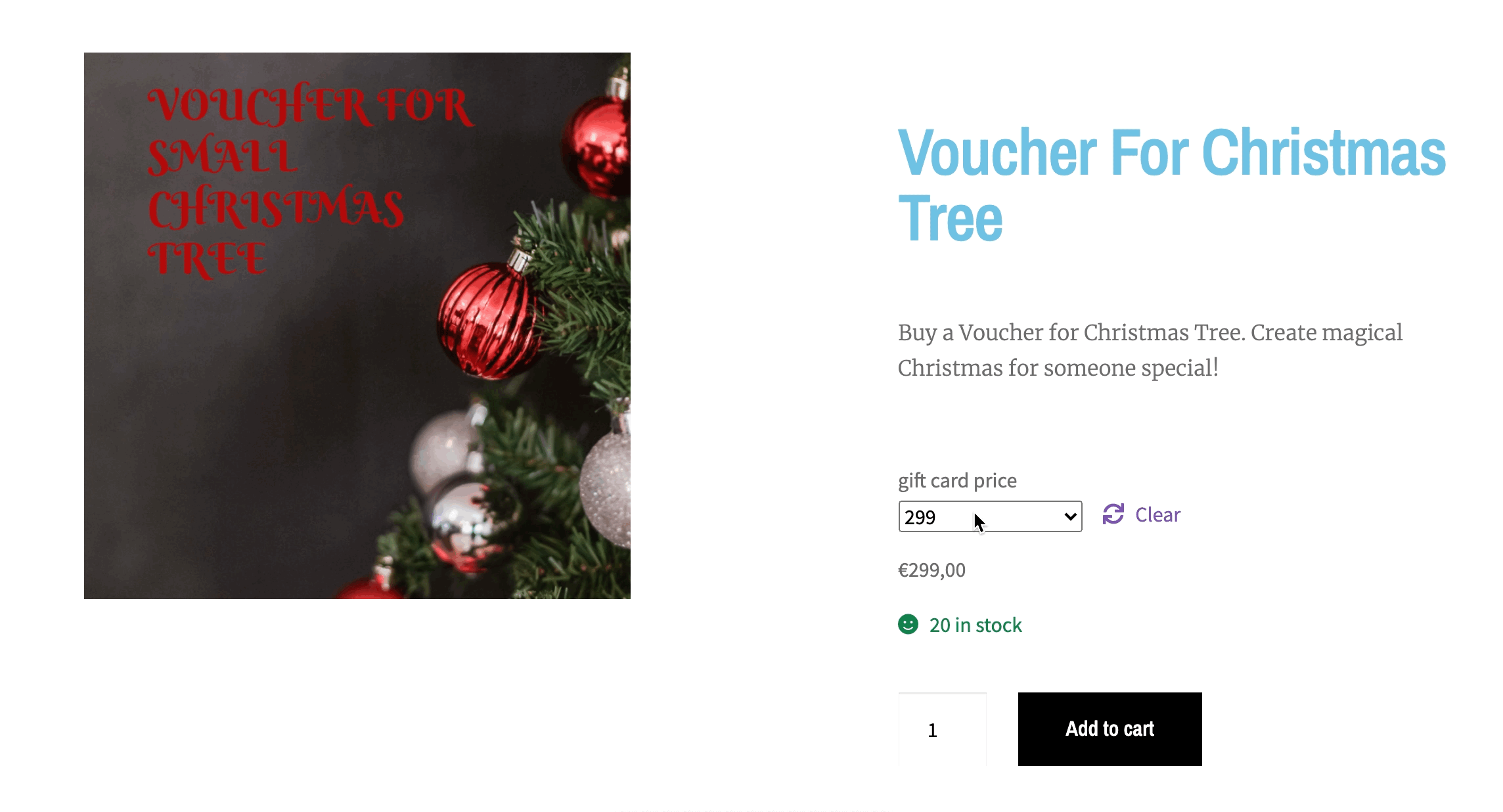 Flexible PDF Coupons Christmas gift card