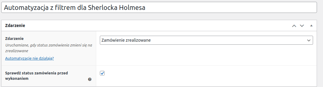 zamówienie zrealizowane