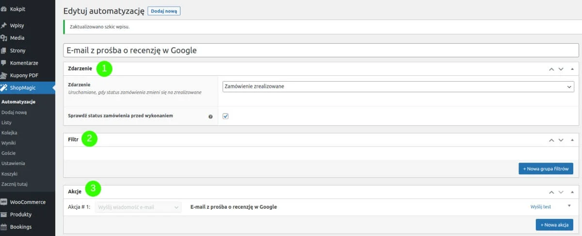 automatyzacja ShopMagic
