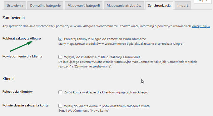 Import zamówień z Allegro do WooCommerce