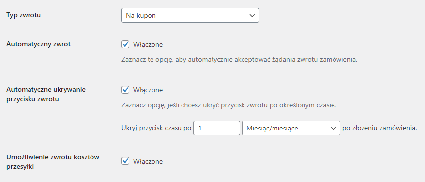 Dodatkowe opcje w wersji PRO wtyczki