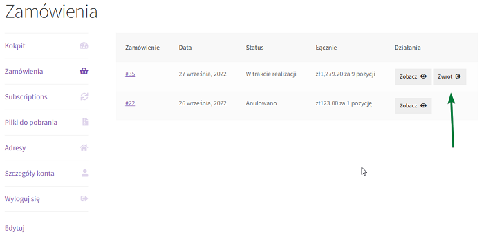 Jak wykonać częściowy lub całościowy zwrot w WooCommerce