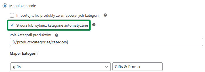 Automatyczne tworzenie kategorii produktów WooCommerce