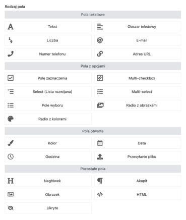 Formularz zmian WooCommerce - pola Flexible Checkout Fields width=