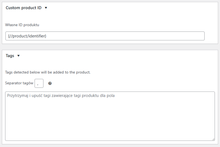 Dodatkowy identyfikator produktu oraz tagi produktów w WooCommerce