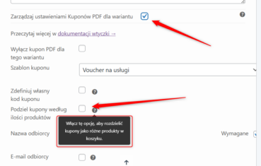 Konfiguracja kuponów PDF w WooCommerce – rozwiązanie problemów z generowaniem kuponów w sklepie internetowym.