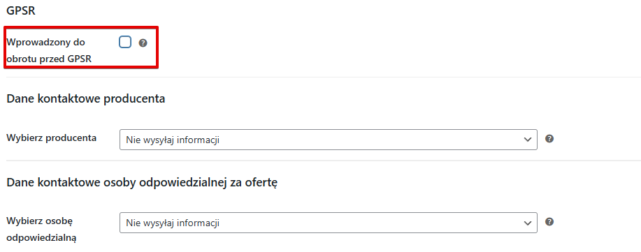 Allegro WooCommerce wprowadzony do obrotu przed GPSR