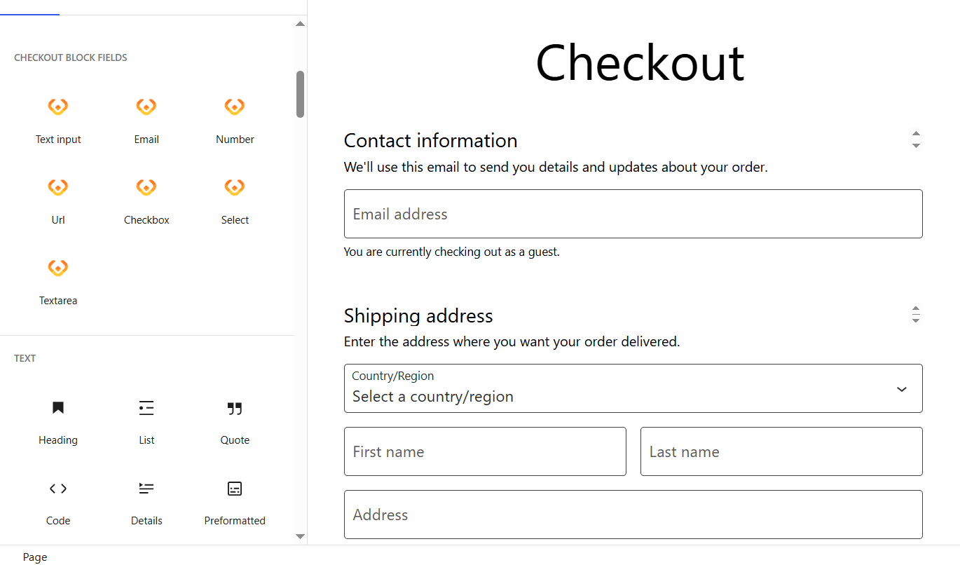 Screen przedstawia możliwość dodania pól warunkowych do checkoutu Woocommerce.